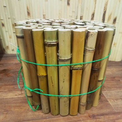 Забор из бамбука рулонный 0,3х3м. (золото)